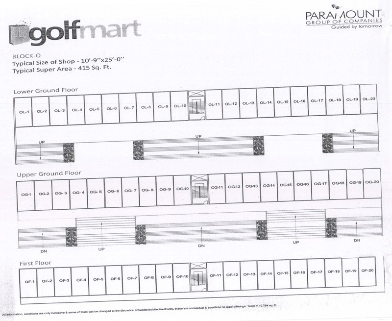 Paramount Golf Mart Site Plan 